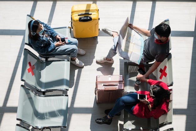 A traveler receiving medical assistance in a foreign hospital, highlighting the importance of having sufficient coverage limits.
