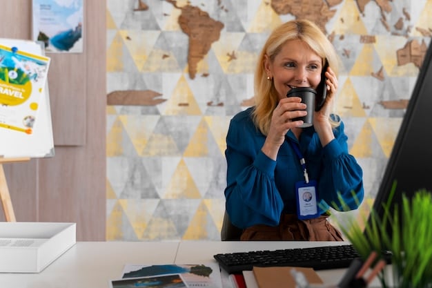 An American traveler sitting at a desk in a US embassy or consulate abroad, filling out a DS-11 form with a pen, with a consular officer in the background assisting with the process.