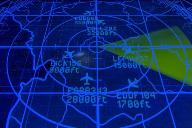 A detailed map of major US airports highlighted, indicating locations where facial recognition technology has been implemented, with small biometric icons over each location.