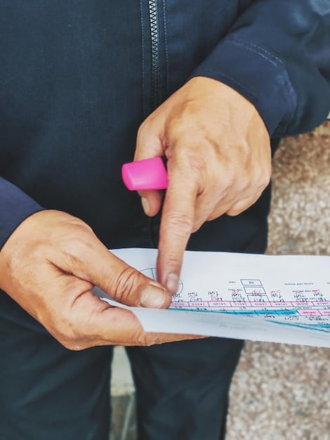 A close-up of a Property Irregularity Report (PIR) form being filled out at an airline counter, with a hand pointing to the reference number field.